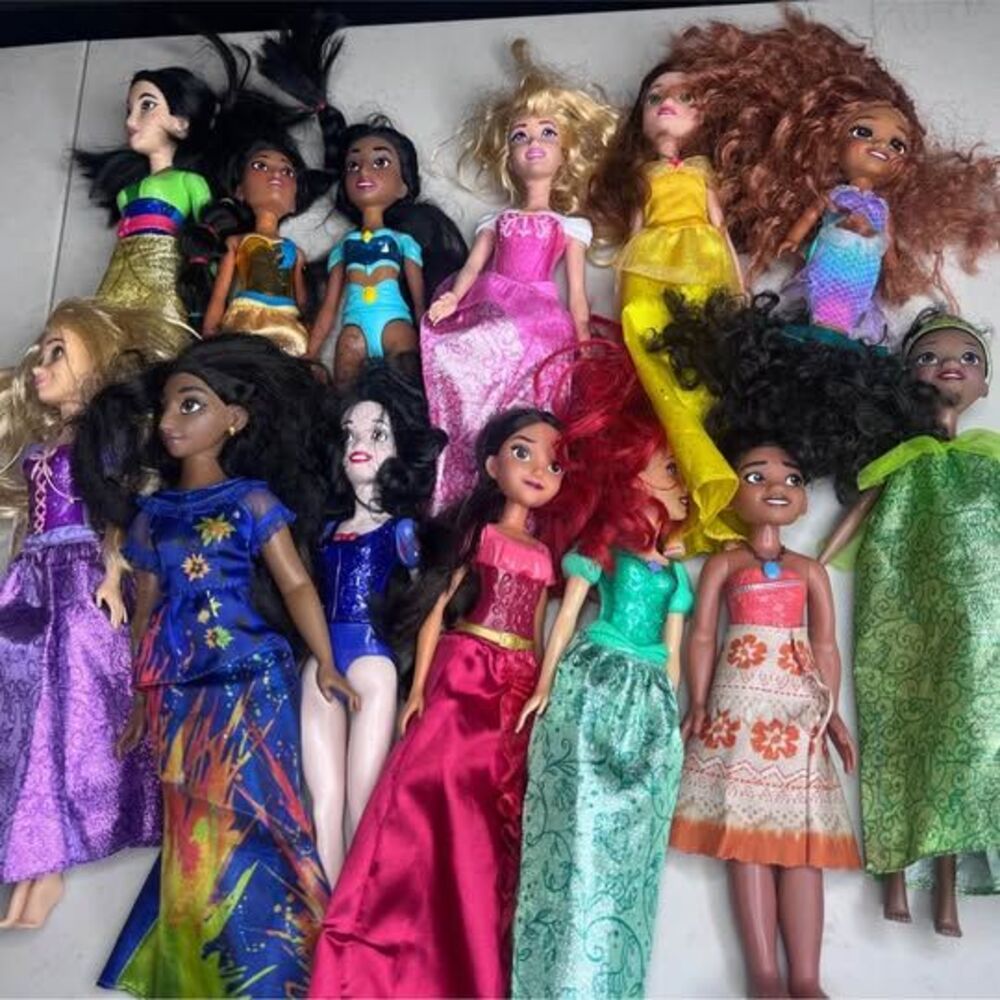 Disney Princess barbie Doll Collection Lot 13